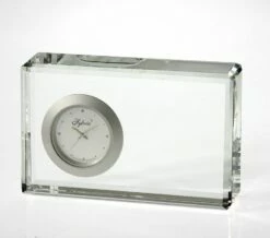Beveled Crystal Clock
