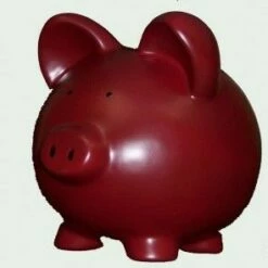 January Birthstone Piggy Bank - 3 Sizes