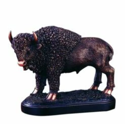 Buffalo Sculpture - Has Shaggy Look!