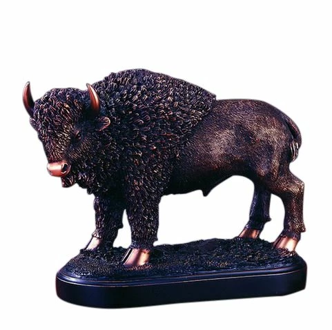 Buffalo Sculpture - Has Shaggy Look! 1 Buffalo Sculpture - Has Shaggy Look!