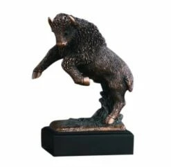 Pawing The Air - Buffalo Statue