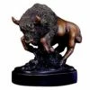 Charging Buffalo Statue