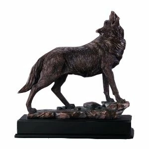 Realistic Howling Wolf Statue -Gift Sales 2024 jy2405a