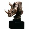Rhino Bust - Great Horns
