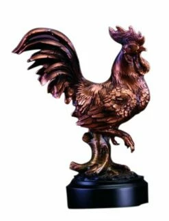 Rooster Statue Bronze