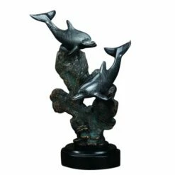 Two Dolphin Statue - Are They Whistling?