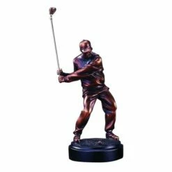 Golfer Statue - Ready To Swing!