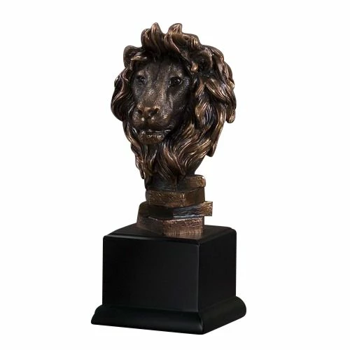 Lion Bust - Bronze 1 Lion Bust - Bronze