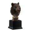 Tiger Bust - Bronze