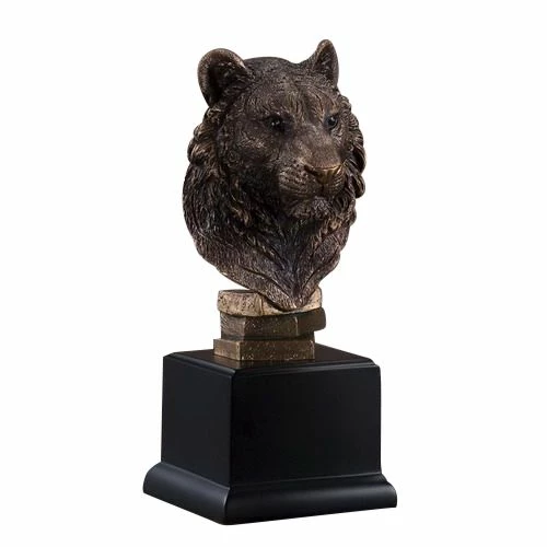 Tiger Bust - Bronze 1 Tiger Bust - Bronze