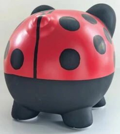 Lady Bug Piggy Bank -Gift Sales 2024 lady bug rear 2