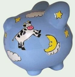 Nursery Rhyme Piggy Bank - Cow Jumped Over The Moon