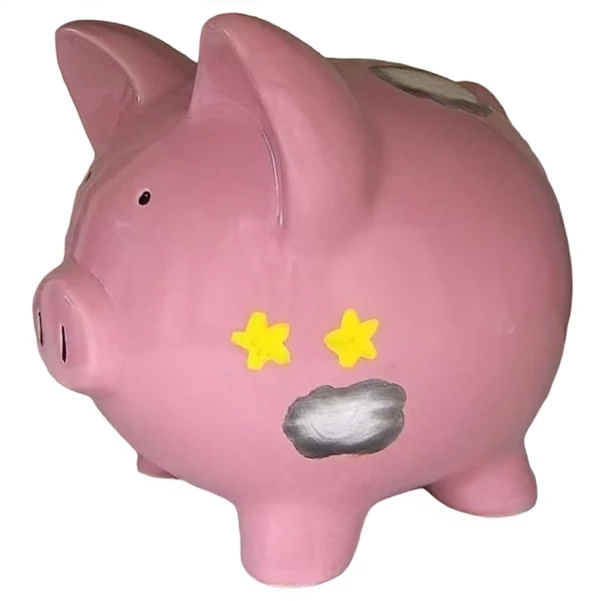 Baby Girl Piggy Bank Cow Jumped Over The Moon 2 Baby Girl Piggy Bank Cow Jumped Over The Moon - Image 2