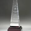 Grooved Obelisk Award  8" $119.95, 10" $129.95, 12" $189.95
