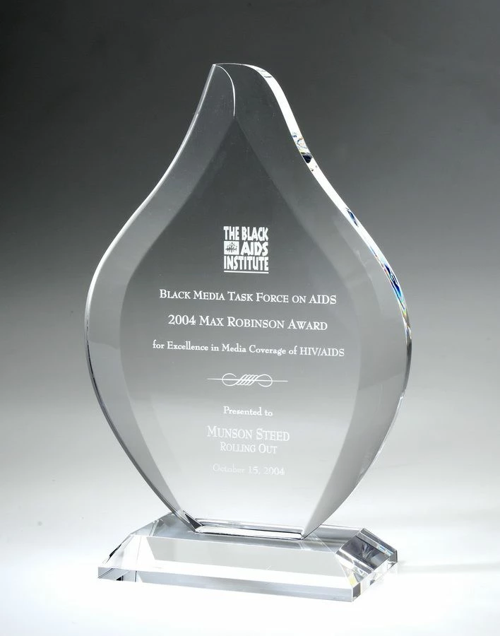 Flame Crystal Award 7" $99.95, 8" $139.95, 10" $169.95 1 Flame Crystal Award 7" $99.95, 8" $139.95, 10" $169.95