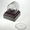 Crystal Coasters Set Of 4 Logo?