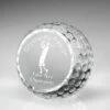 Crystal Golf Ball Paperweight - 60mm $16.95, 80mm $26.95. 100mm $48.95