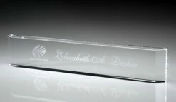 Crystal Name Plate