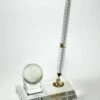 Crystal Golf Biz Card Pen Holder 4"