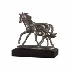 Mother & Baby Horse Statue - Freedom!