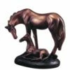 Sweetness. Mare And Colt Horse Sculpture