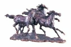 Racing The Wind - 3 Horse Statue