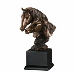 Horse Bust - Loving Couple