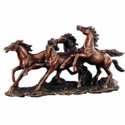 Awesome Four Horse Sculpture