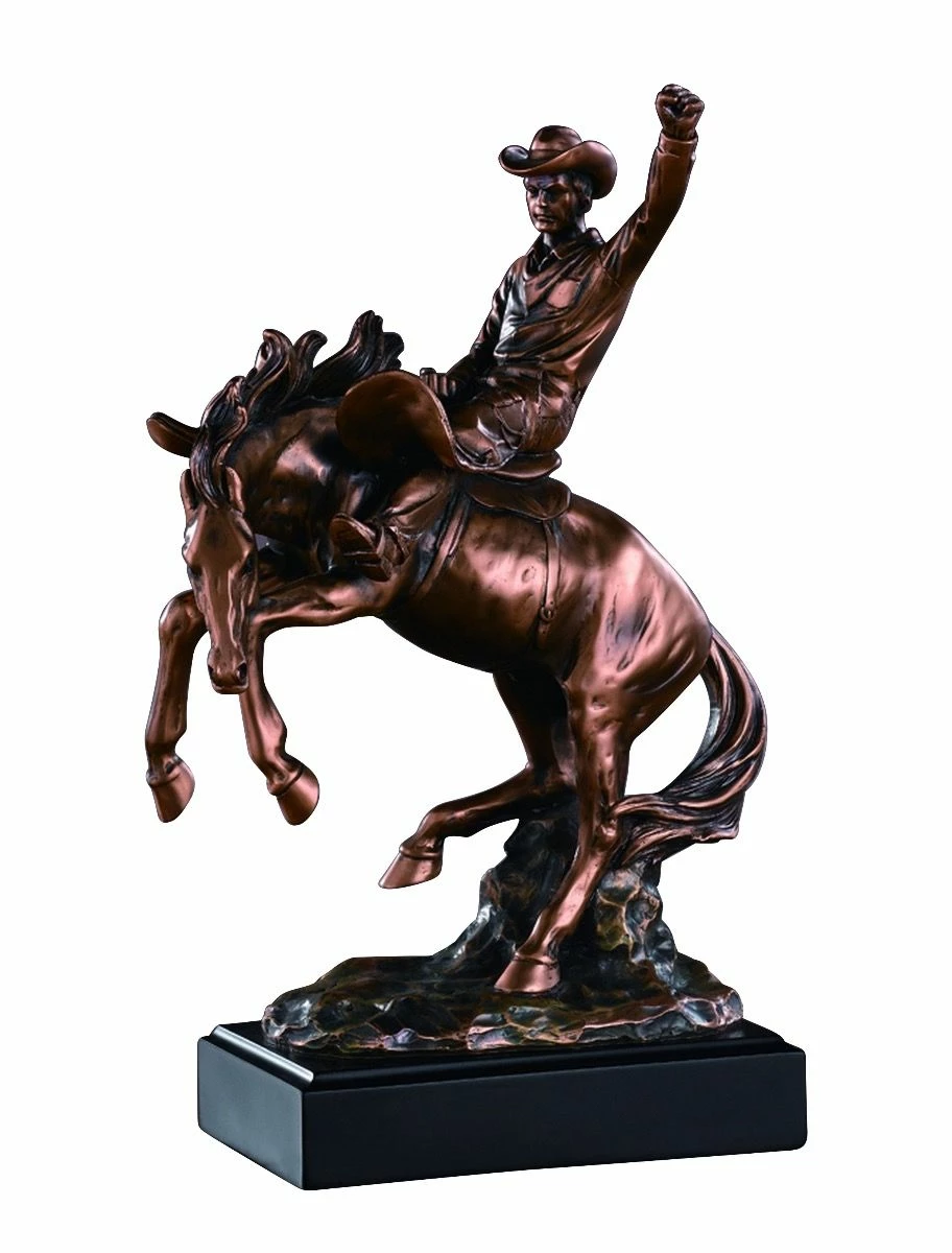 Rodeo Cowboy Bucking Horse Sculpture 1 Rodeo Cowboy Bucking Horse Sculpture