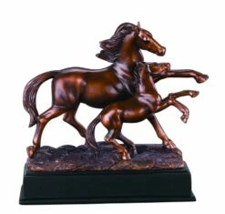 Mother's Love Horse Statue