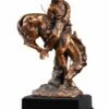 Cowboy Bucking Horse Statue