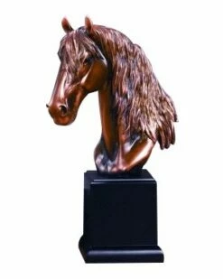 Horse Bust At Attention