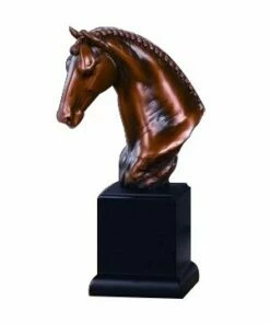 Braided Mane Horse Bust