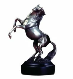 Pewter Rearing Horse