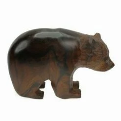 Ironwood Bear Hand Carved