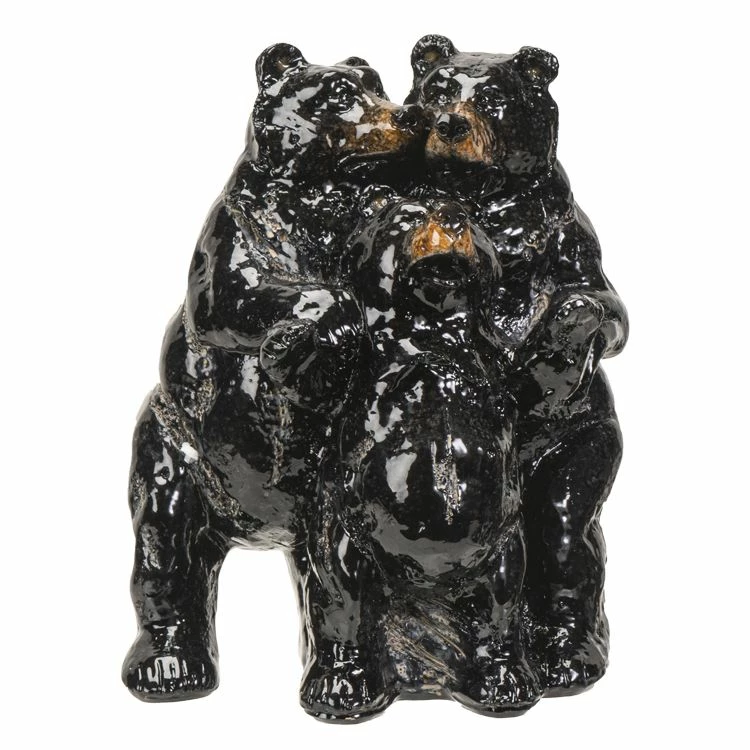 Black Bear Family Statue 1 Black Bear Family Statue