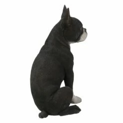 Boston Terrier Dog Statue BIG -Gift Sales 2024 pt8207 right
