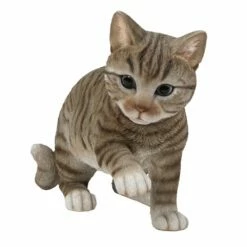 American Shorthair Cat Statue - Playful Kitten