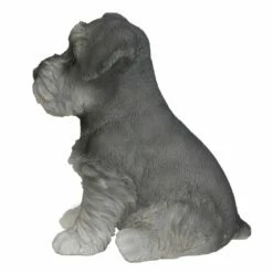 Mini Schnauzer Dog Statue -Gift Sales 2024 pt8304 left