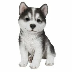 Husky Puppy Statue