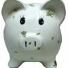 Scattered Flowers Piggy Bank