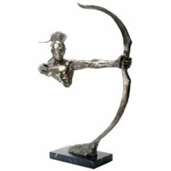 Indian With Bow Statue