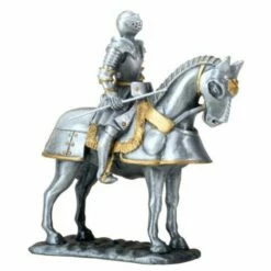 English Knight & Horse In Full Body Armor
