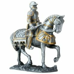 German Knight Statue - In Full Armor